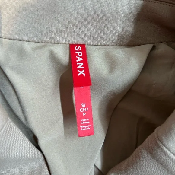 NWT Spanx The Perfect Asymmetrical Blazer Toffee Small - Picture 6 of 7